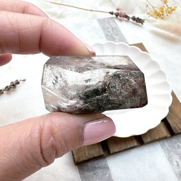 Small Garden Quartz Lodalite Free Form | Garden Quartz Gusher - Picture 1 of 10